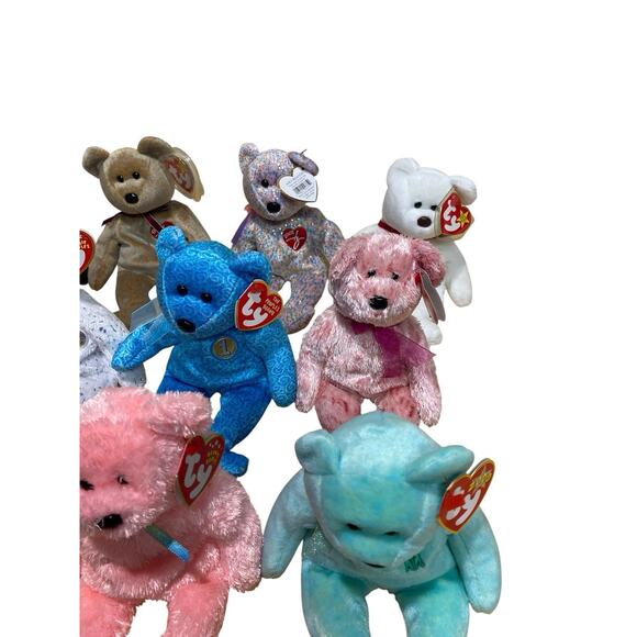 Ty Beanie Baby Bear Lot 30 Ty Club Garcia Etc - Picture 6 of 6